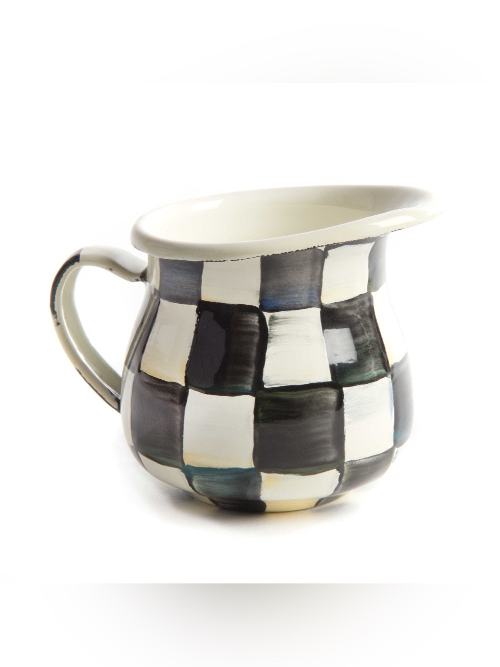 MACKENZIE-CHILDS | Courtly Check Enamel Little Creamer